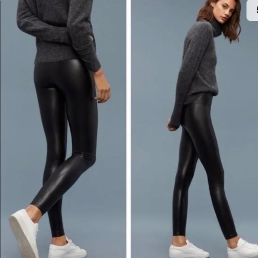 Wilfred Daria Faux Leather High Waisted Leggings S/XS